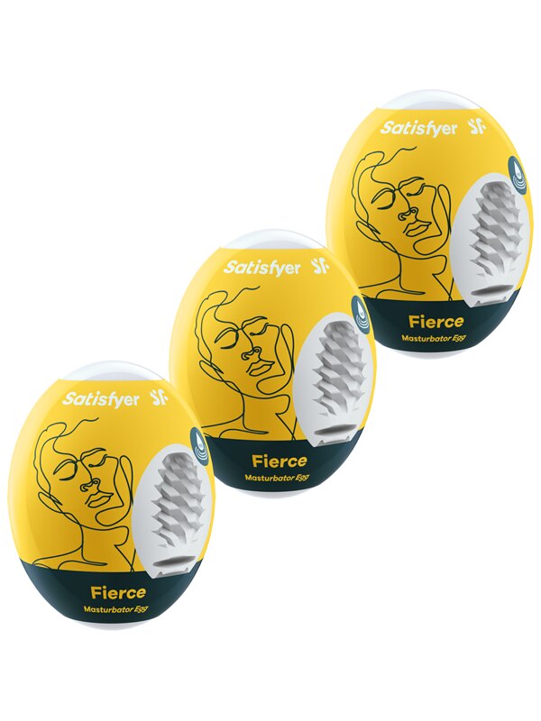 Satisfyer Masturbator Eggs Set Of 3 Fierce