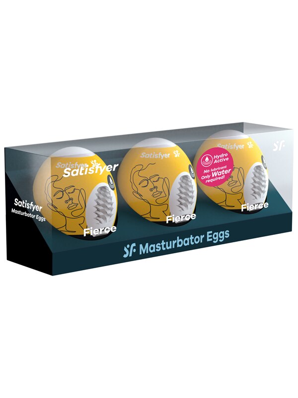 Satisfyer Masturbator Eggs Set Of 3 Fierce