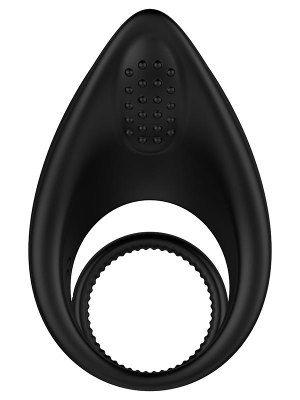 ENHANCE Vibrating Cock and Ball Ring Black