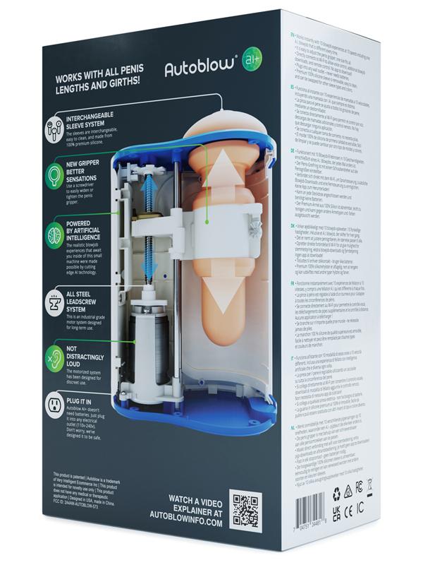 Autoblow A.I. Plus Machine (includes 1 mouth sleeve)