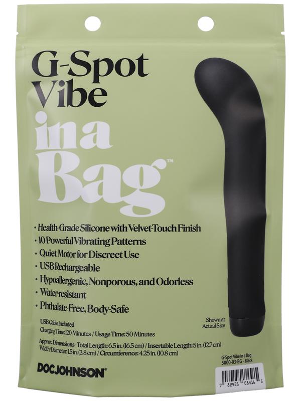 G-Spot Vibe In A Bag Black