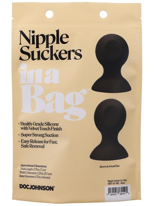 Nipple Suckers In A Bag Black