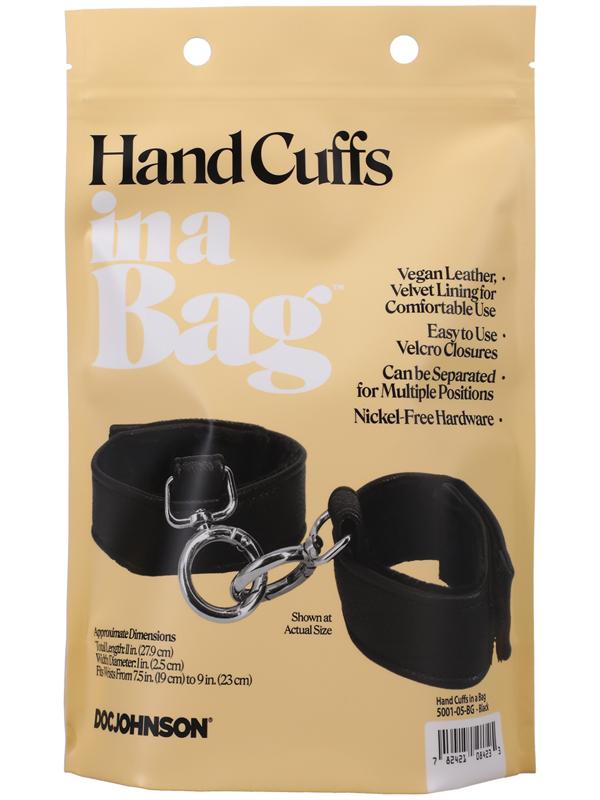 HandCuffs In A Bag Black