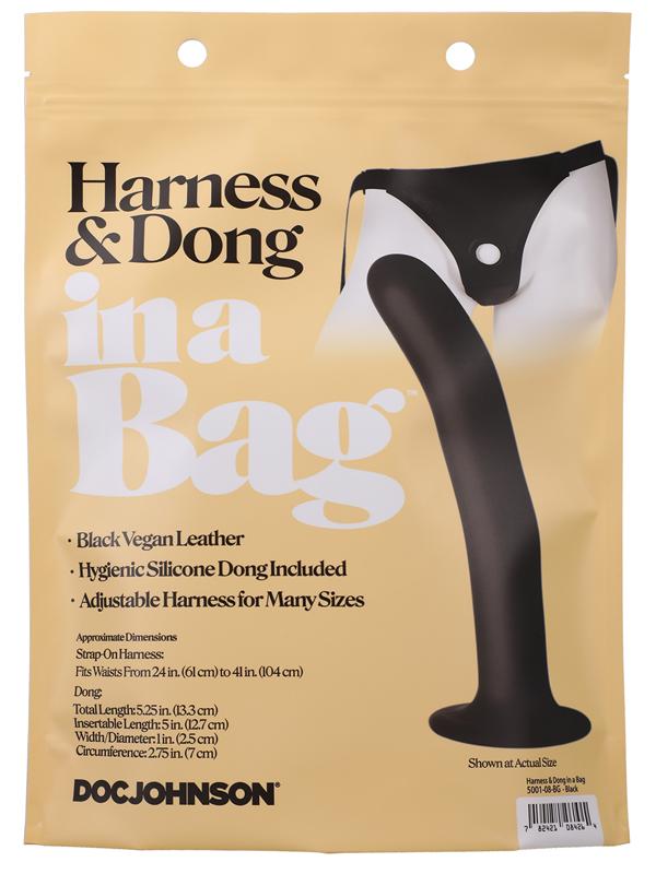 Harness & Dong In A Bag Black