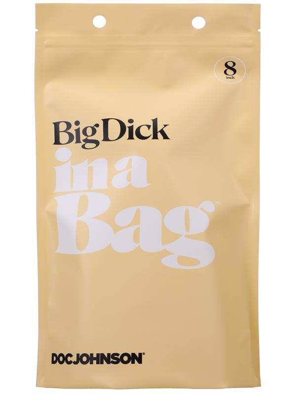 Big Dick In A Bag 8 inch Clear