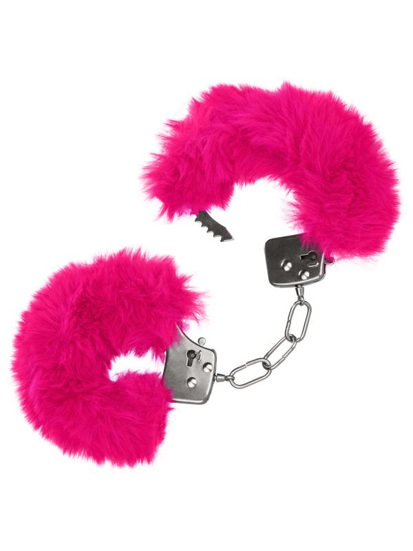 Ultra Fluffy Furry Cuffs Pink