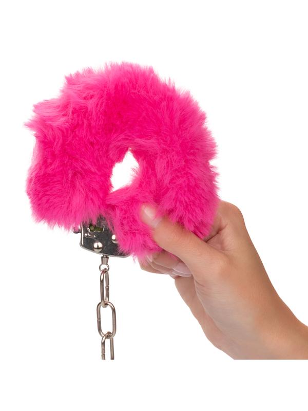 Ultra Fluffy Furry Cuffs Pink