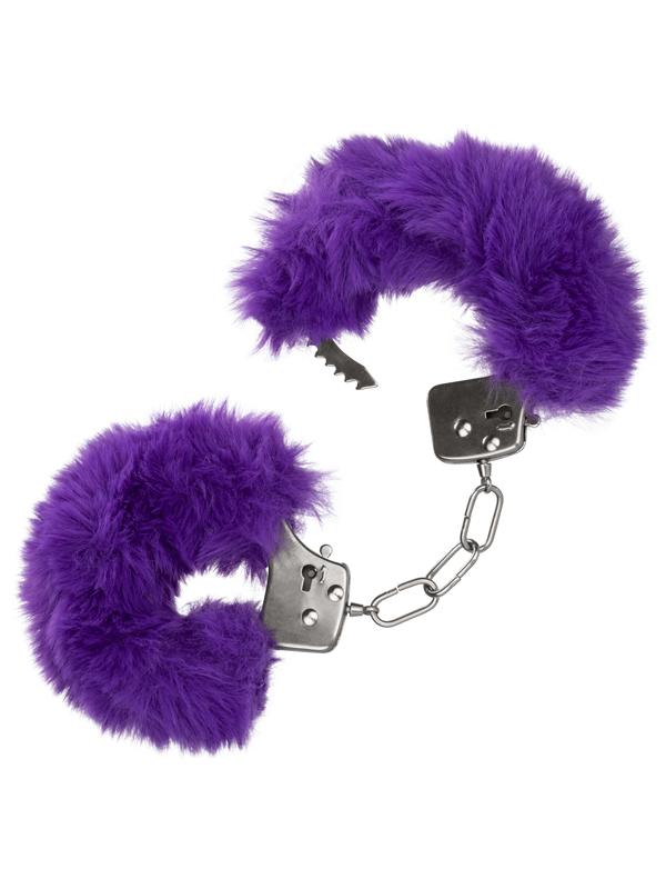 Ultra Fluffy Furry Cuffs  Purple