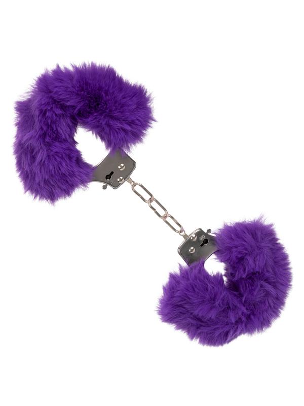 Ultra Fluffy Furry Cuffs  Purple