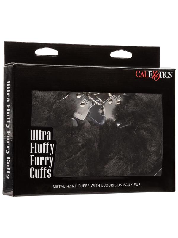 Ultra Fluffy Furry Cuffs  Black