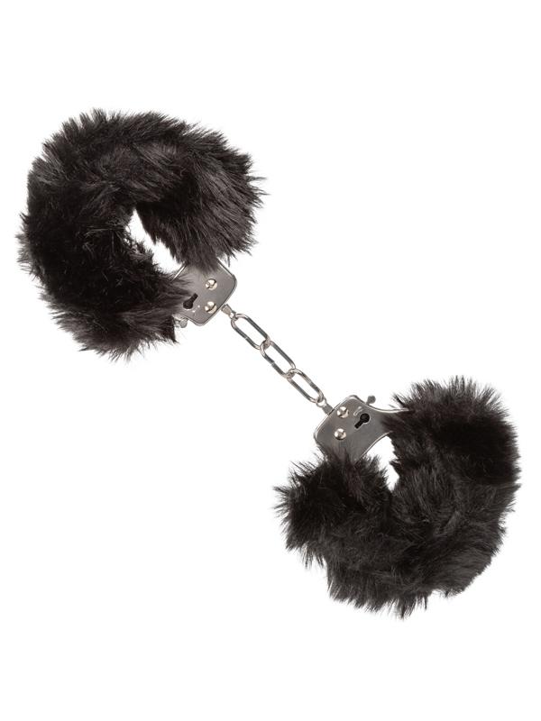 Ultra Fluffy Furry Cuffs  Black