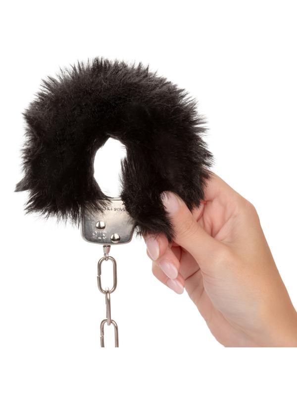 Ultra Fluffy Furry Cuffs  Black