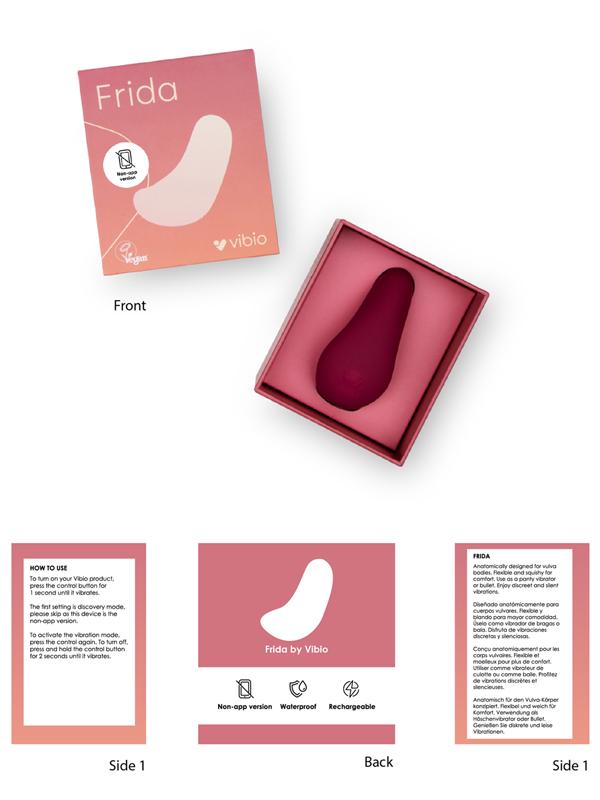 Frida Lay On Vibrator Plum - NON-APP VERSION