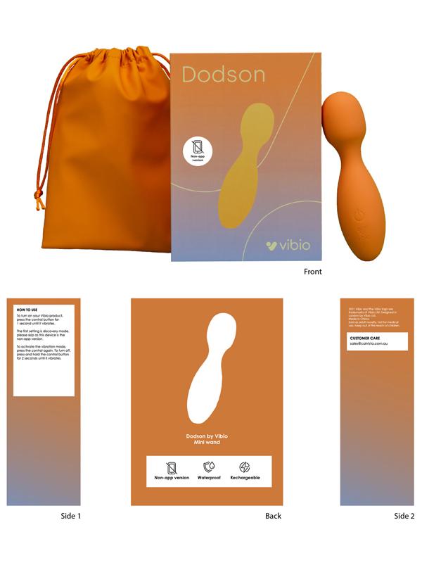 Dodson Mini Wand Vibrator - NON-APP VERSION