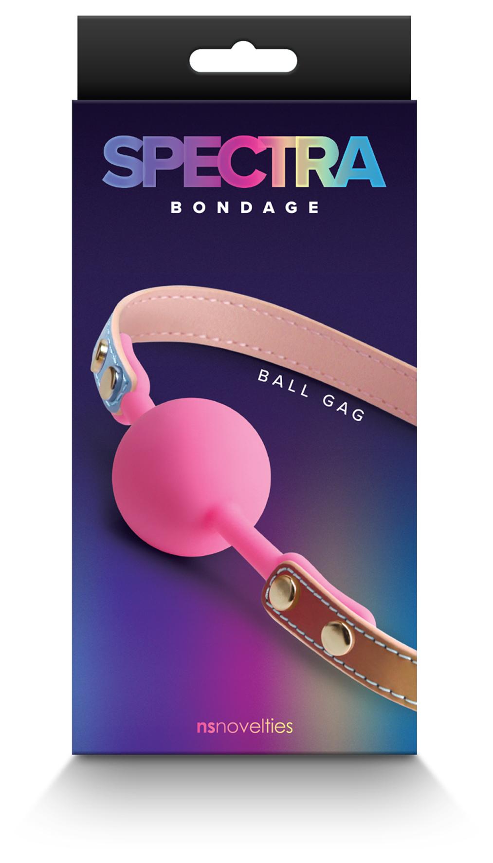 Spectra Bondage Ballgag Rainbow