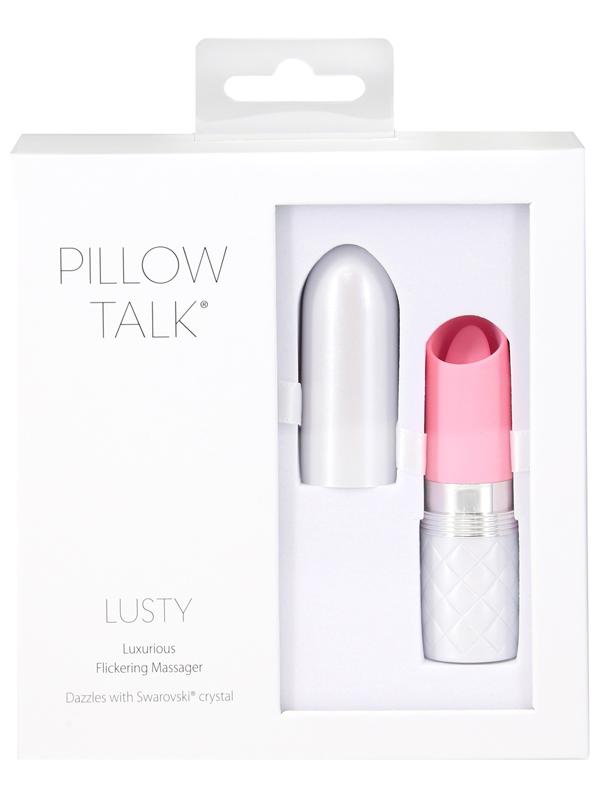 Pillow Talk Lusty Luxurious Flickering Massager Pink