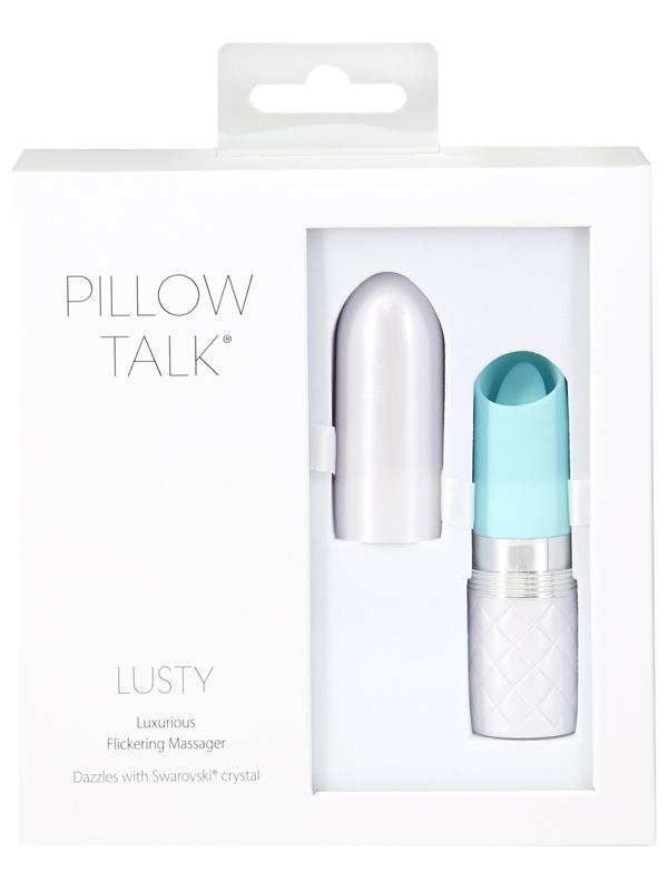 Pillow Talk Lusty Luxurious Flickering Massager Teal