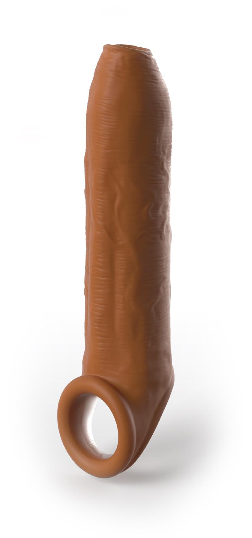 Fantasy X-tensions Elite Uncut 7 in. Extension Sleeve with Strap Tan