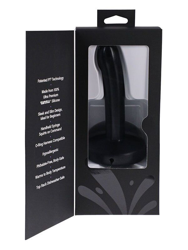 POP slim by TANTUS Squirting Dildo Midnight