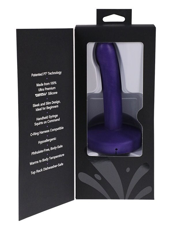 POP slim by TANTUS Squirting Dildo Indiglow