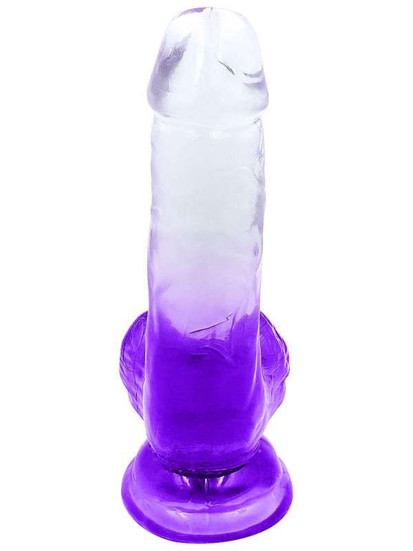 Playful Riders 6 in. Cock with Balls Purple