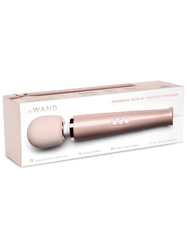 Le Wand Plug-in Vibrating Massager Rose Gold