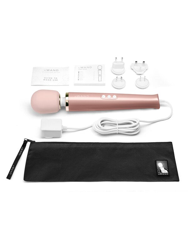 Le Wand Plug-in Vibrating Massager Rose Gold