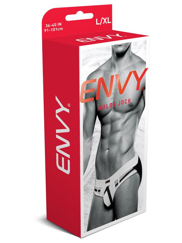 Envy Bulge Jock - White - L/Xl BX