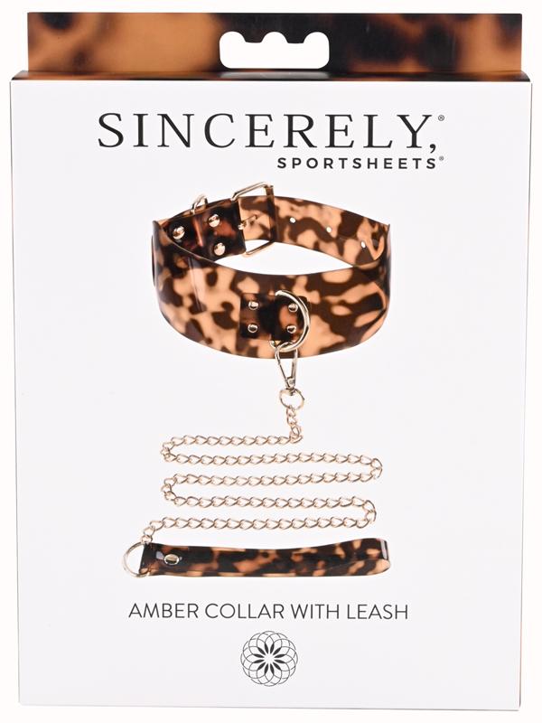 Amber Collar and Leash