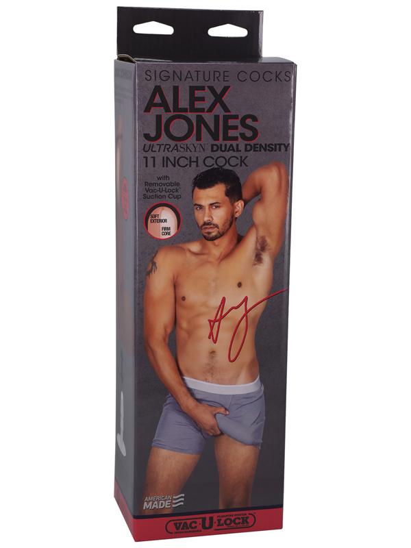 Signature Cocks Alex Jones 11 Inch ULTRASKYN Cock with Removable Vac U Lock Suction Cup