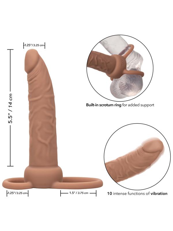 Performance Maxx Rechargeable Dual Penetrator Brown