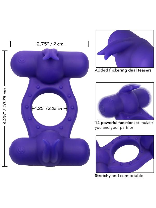 Silicone Rechargeable Triple Orgasm Enhancer