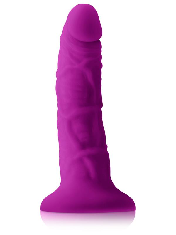 Colours Pleasures Thin 5 in. Dildo Purple
