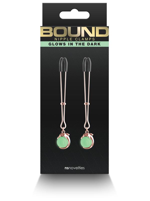 Bound Nipple Clamps G1 Rose Gold