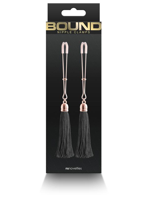 Bound Nipple Clamps T1 Black