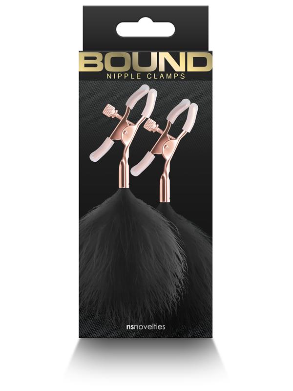 Bound Nipple Clamps F1 Black