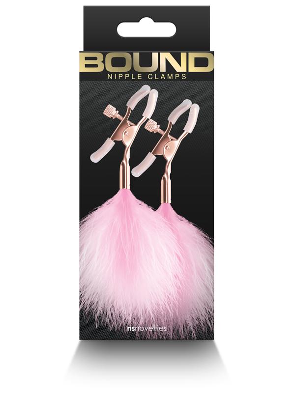 Bound Nipple Clamps F1 Pink