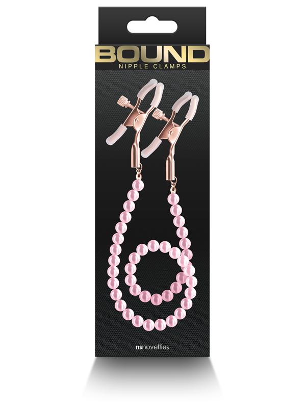 Bound Nipple Clamps DC1 Pink