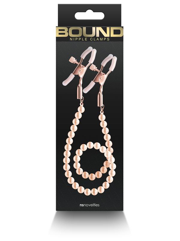 Bound Nipple Clamps DC1 Rose Gold