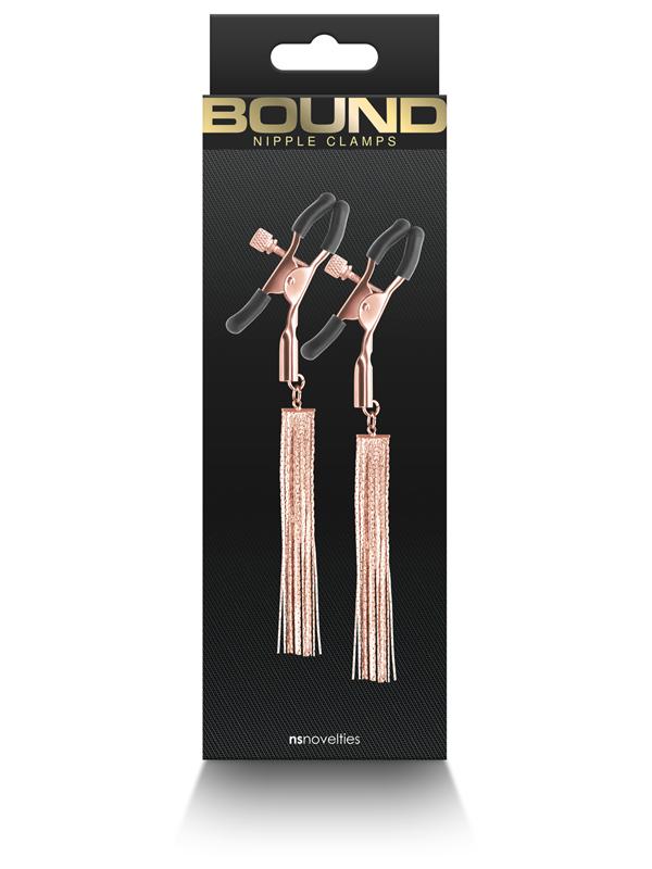 Bound Nipple Clamps D2 Rose Gold