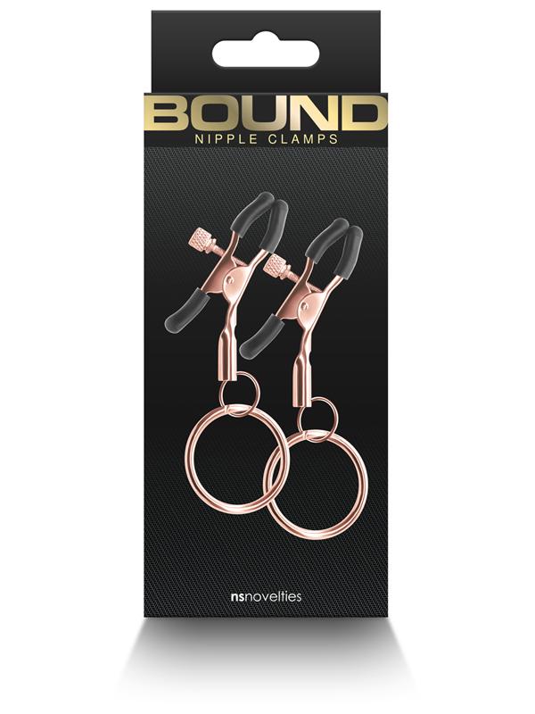 Bound Nipple Clamps C2- Rose Gold