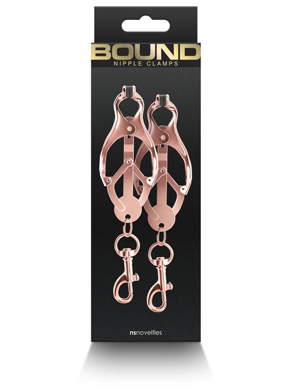 Bound Nipple Clamps C3 Rose Gold