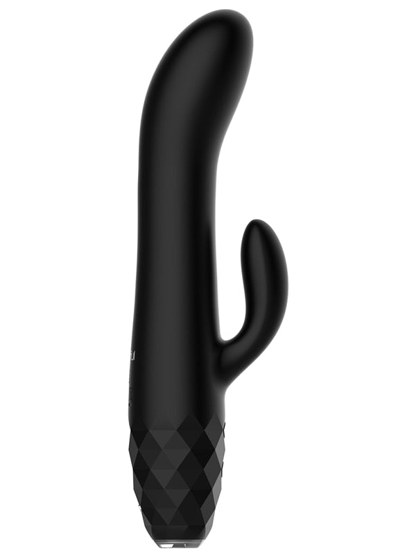 Playful Diamonds The Baroness - Rechargeable Rabbit Vibe Black