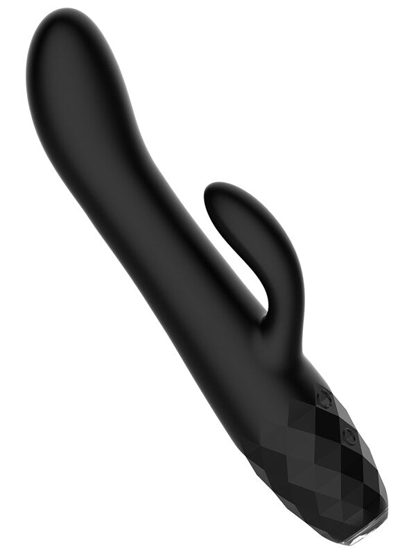 Playful Diamonds The Baroness - Rechargeable Rabbit Vibe Black