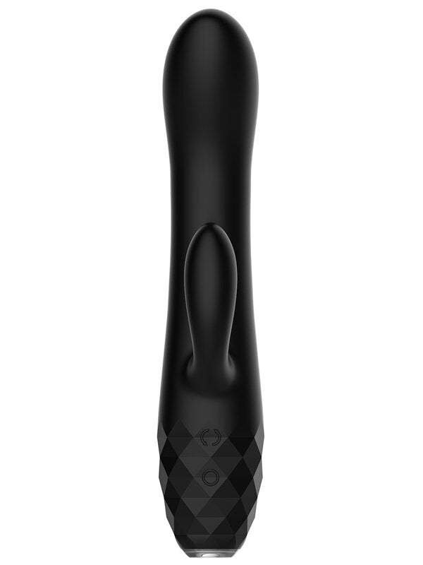 Playful Diamonds The Baroness - Rechargeable Rabbit Vibe Black