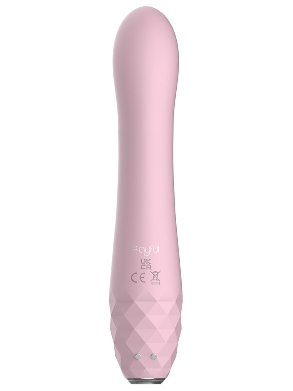 Playful Diamonds The Baroness - Rechargeable Rabbit Vibe Pink