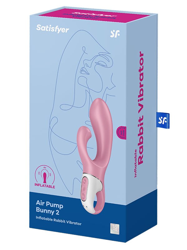 Satisfyer Air Pump Bunny 2 Light Red