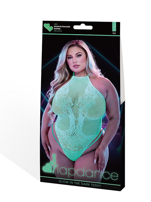 Lapdance Glow In The Dark Sheer Teddy Q