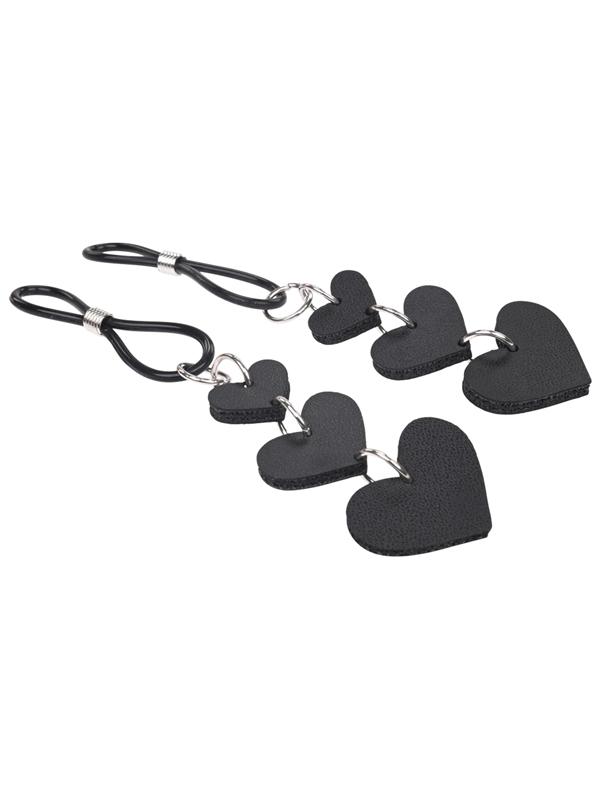 Sex and Mischief Heart Nipple Ties