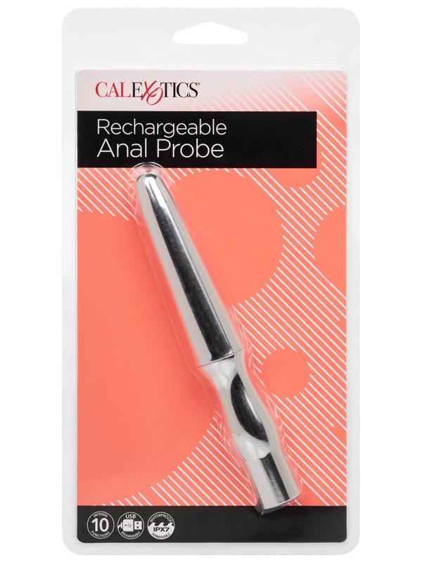 Rechargeable Anal Probe - Silver